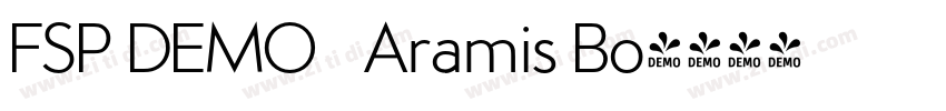 FSP DEMO   Aramis Bo字体转换
